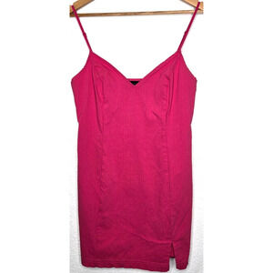 Urban Outfitters Dress Womens Medium Pink Mini Slip Thick Stretch Party Chic Y2K